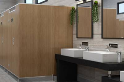 Interior materials of our prefabricated public restroom