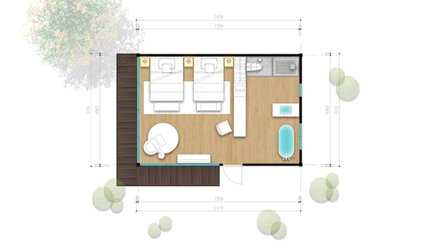 Prefabricated Vacation Home, 72 Series