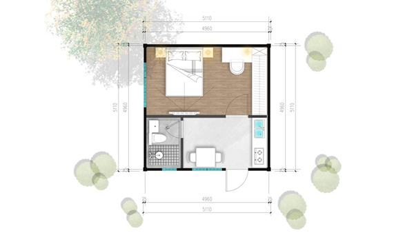 Prefabricated Garden House, 48 Series